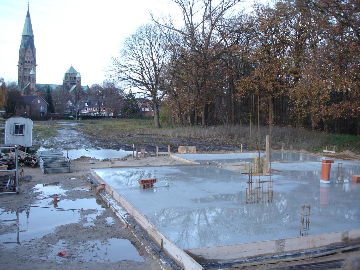 Kellerdecke und Garagenfundament