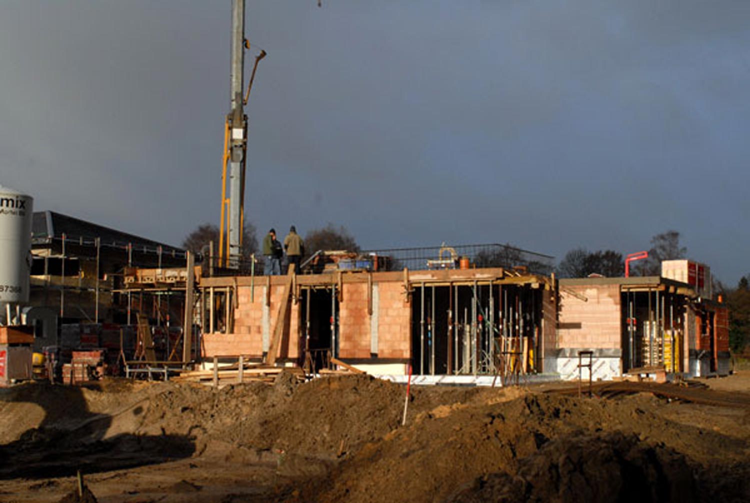 Das Erdgeschoss ist fertig