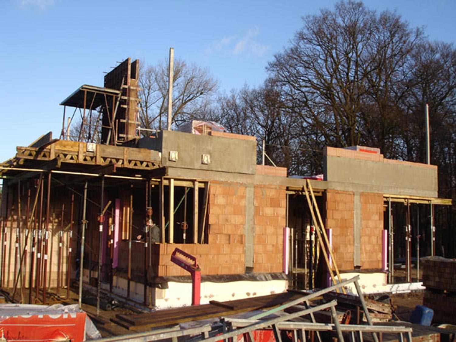 Das Obergeschoss entsteht