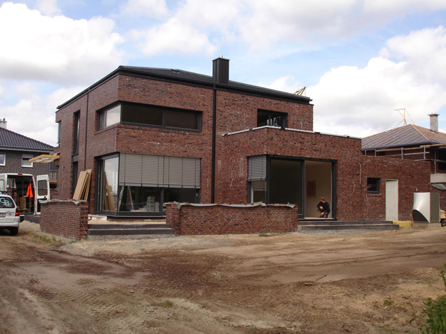 Letzte Arbeiten vor dem Einzug